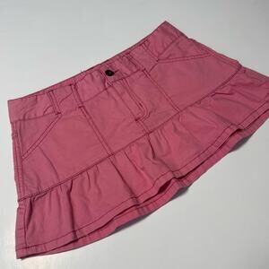 Paris Blues Low Rise Pleated Mini Skirt